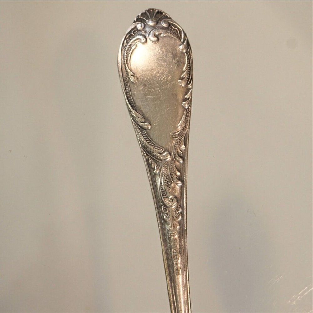 Antique Fork Silverplate Non US Unidentified Pattern Maker - Picture 7 of 11